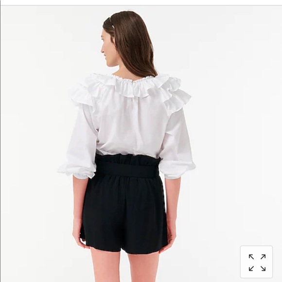 J Crew drapey paper bag shorts size 4 - Picture 3 of 4